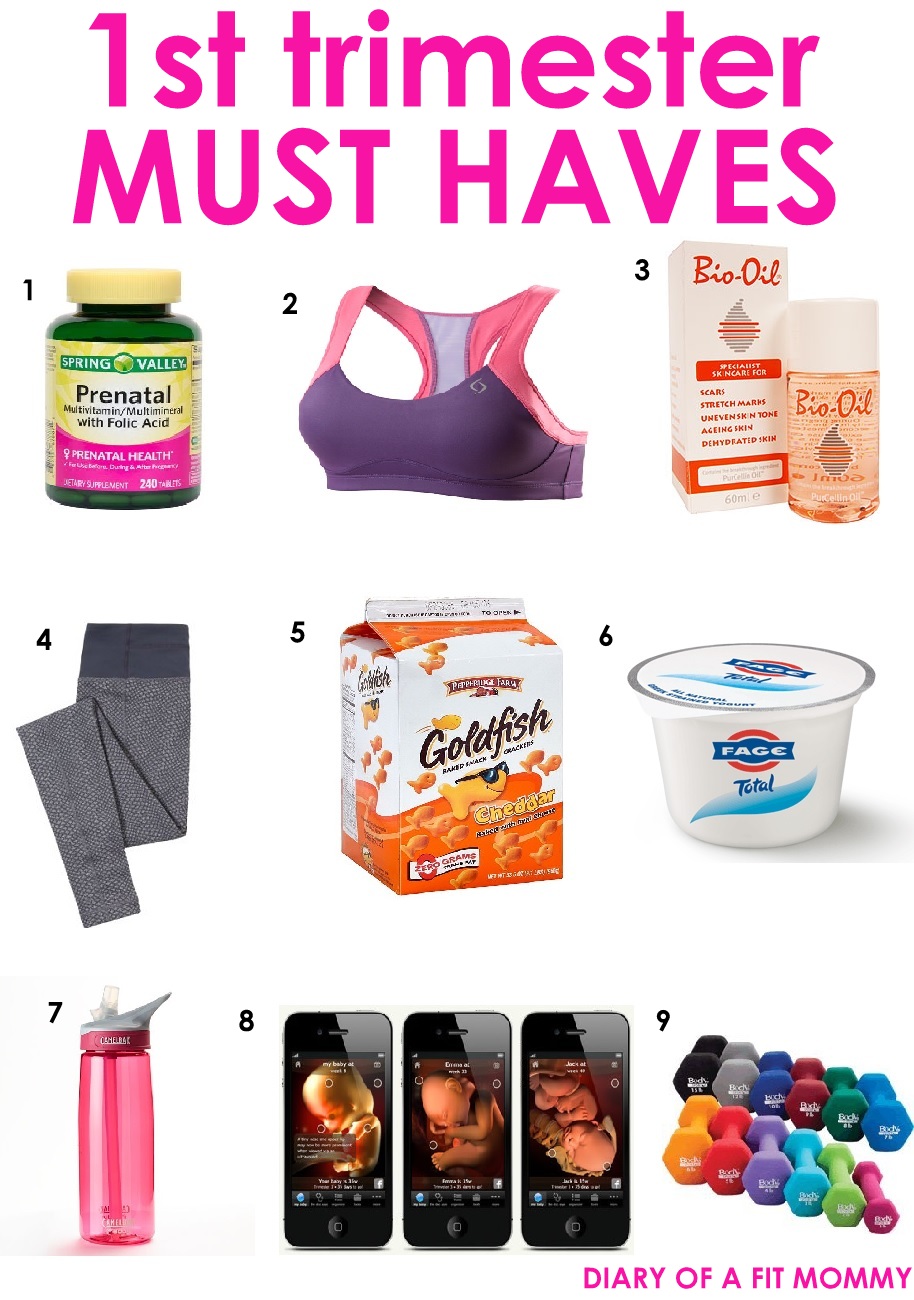 First Trimester Must Have's & Lifesavers - Diary of a Fit Mommy