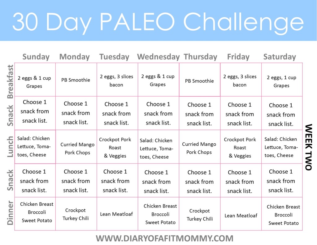 PALEO CHALLENGE