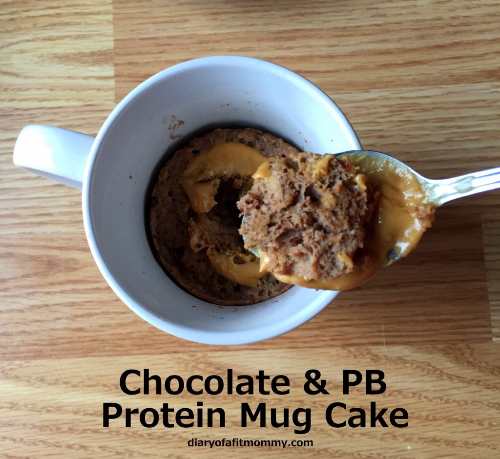 Chocolate PB Protein Mug Cake - Diary of a Fit Mommy