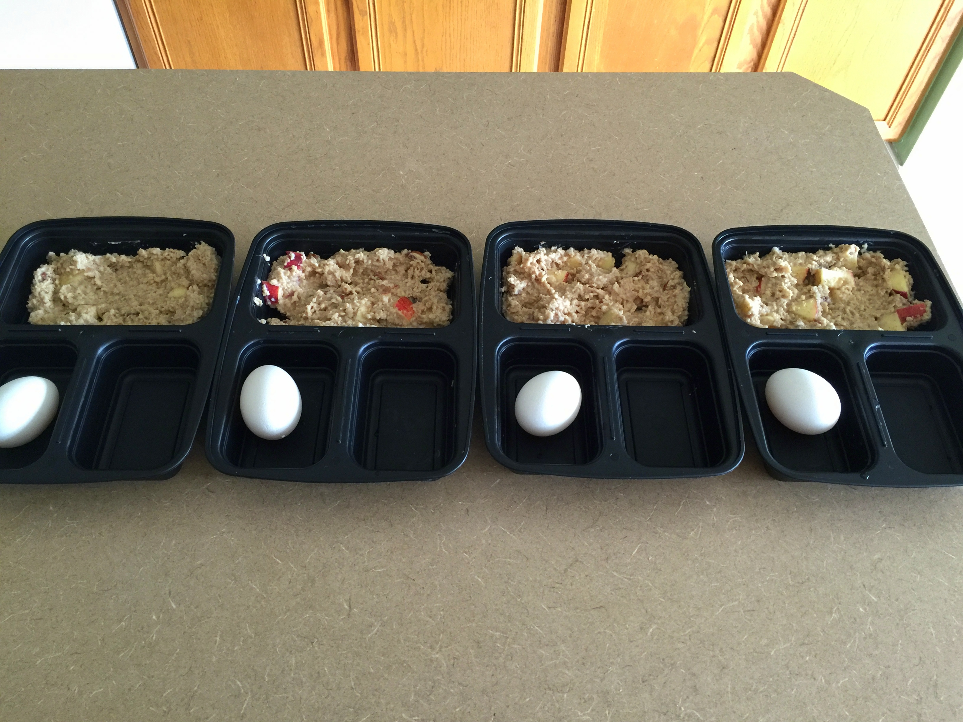 Easy Breakfast Meal Prep: Apple Cinnamon Oatmeal and Boiled Eggs - Diary of  a Fit Mommy
